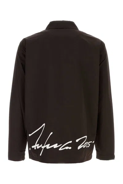 Kenzo Men Shirt Jacket With Floral Details X Futura 2000 In Brown