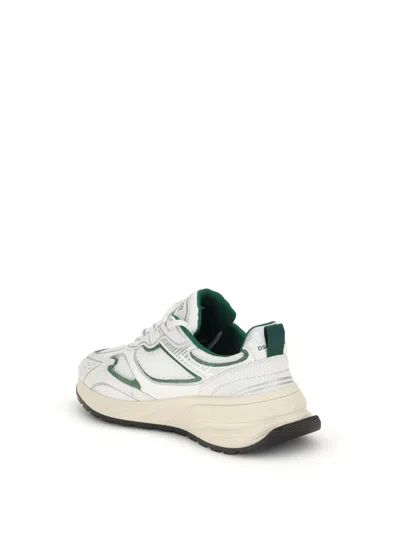 Dsquared2 Textured Mesh Sneakers Rubber Sole Pull Tab In White