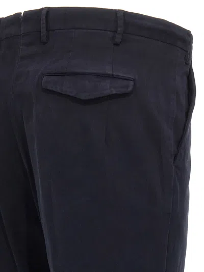Pt Torino Trousers Tapered Cuffed Hem In Black