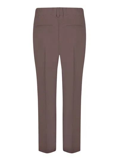 Brunello Cucinelli Modern Relaxed Fit Tailored Trousers In Brown