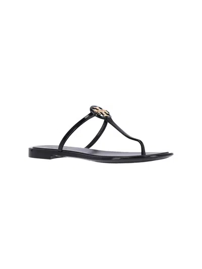 Tory Burch Thong Sandal "miller" Mini In Black