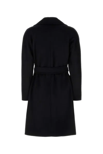 Max Mara Manuela Icon Coat Jackets And Coats Black In Black