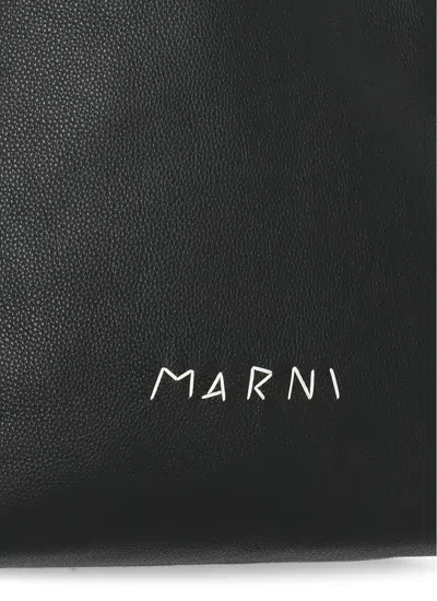 Marni Museo Soft New Large Shoulder Bag In Black