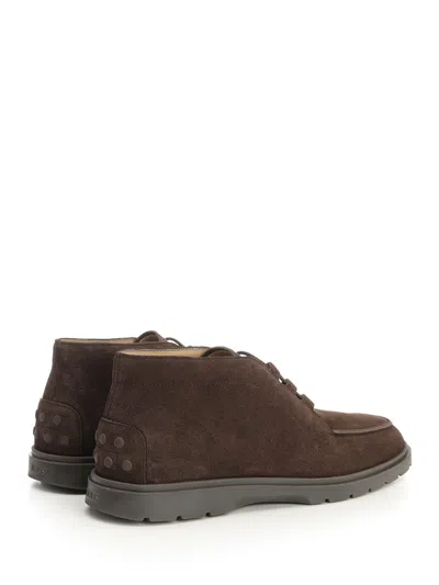 Tod's Polacco Elastico Ibrido Estivo 59k Boots Brown