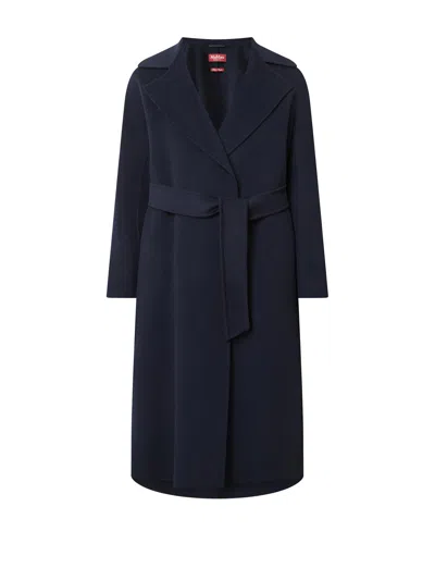 Max Mara Studio Coats In Blue