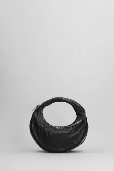 Alexander Wang Twist Mini Bag Shoulder Bag In Black Leather In Black