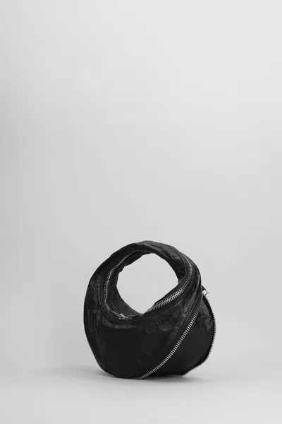 Alexander Wang Twist Mini Bag Shoulder Bag In Black Leather In Black