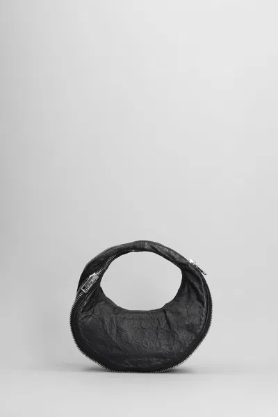 Alexander Wang Twist Mini Bag Shoulder Bag In Black Leather In Black