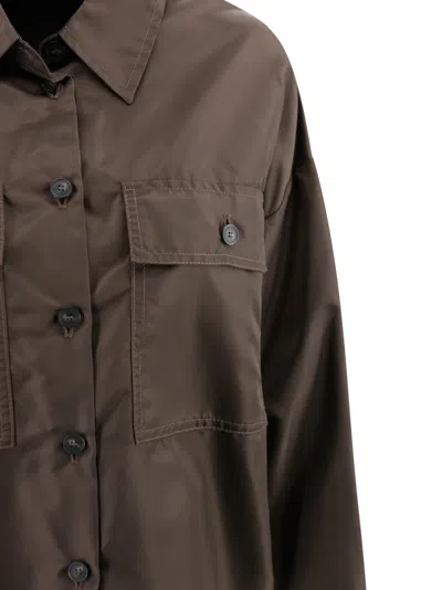 Weekend Max Mara Vivetta Shirt In Brown