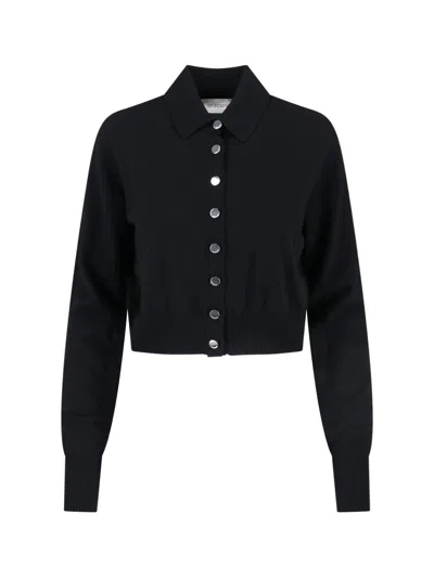 Sportmax Perseus Black Cardigan In Black