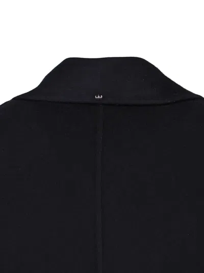 Sportmax Black Abbot Coat In Black