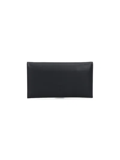 Pinko Black Calf Leather Bos Taurus Shoulder Bag In Black