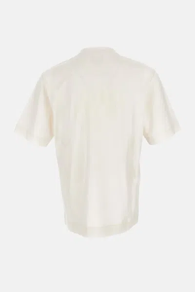 Fendi Roma 1925 Print Cotton T-shirt Clothing In White