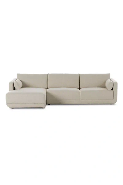 Anthropologie Toland 153" Modular Chaise Sectional In Neutral