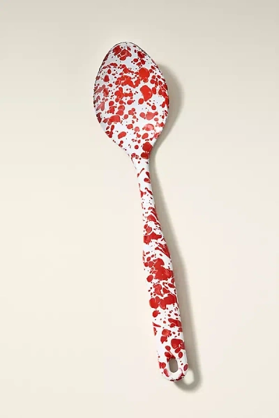 Golden Rabbit Serving Spoon In Red