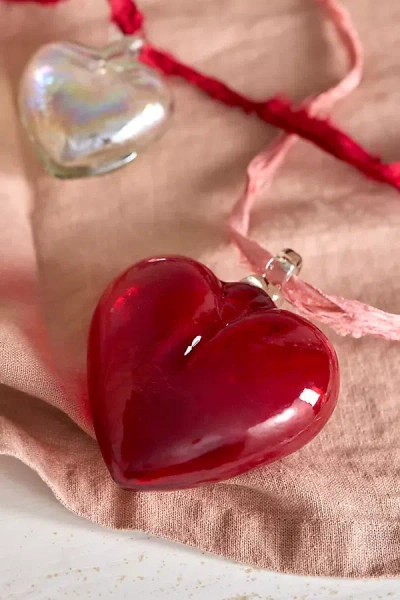 Terrain Recycled Glass Heart In Red