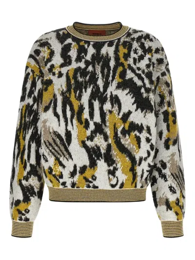 Missoni Abstract Design Knit Sweater In Multi