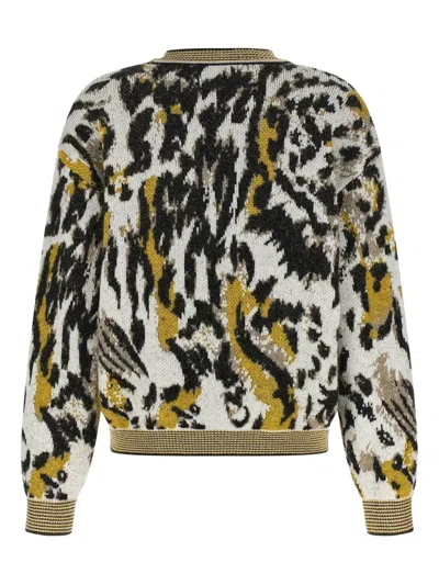Missoni Abstract Design Knit Sweater In Multi
