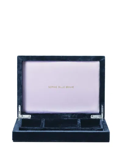 Sophie Bille Brahe Trésor Iris Jewellery Box (21cm X 15cm) In Blue