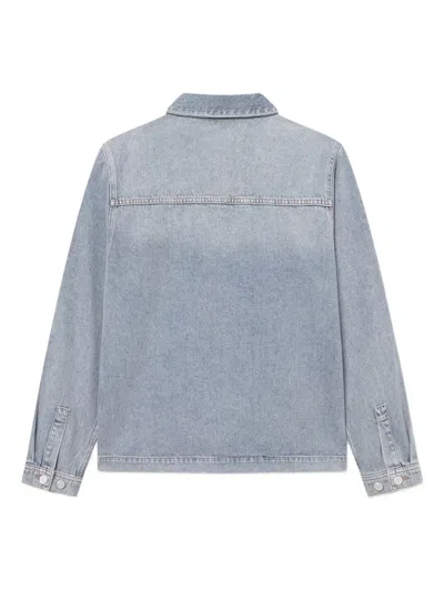 纽扣衬衫式夹克