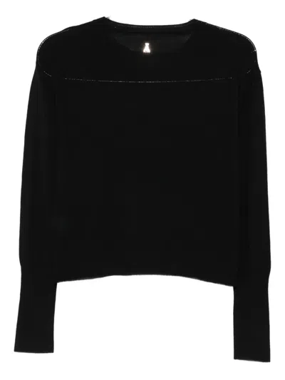 Patrizia Pepe Sweater In Black