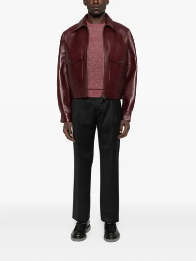 Michael Coal Pleated-pocket Trousers In Black