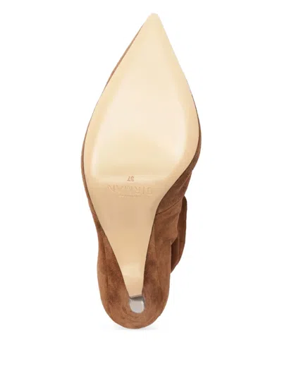 Alexandre Birman Tati Pointed Toe Slouch Bootie In Brown