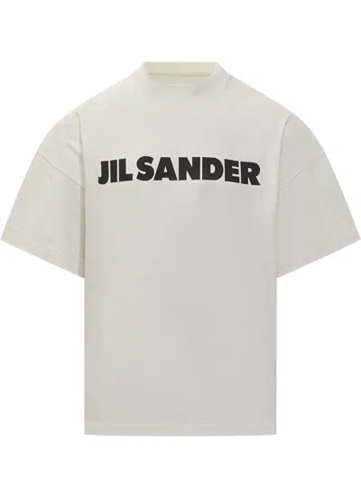 Jil Sander White Cotton T-shirt