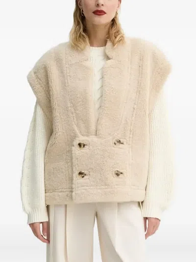 粗绞花针织系带毛衣