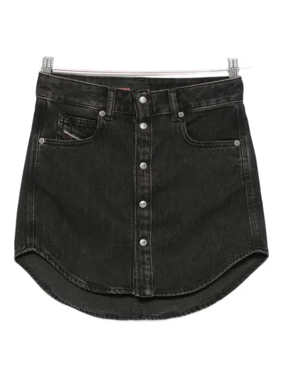 Diesel De-ard Black Skirt In Black