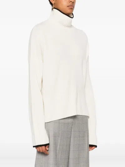 Pinko High-neck Sweater In White