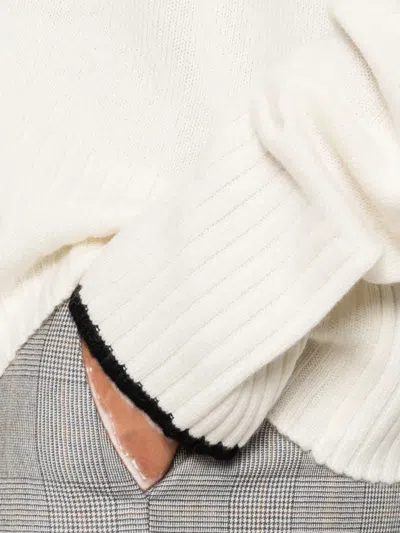 Pinko High-neck Sweater In White