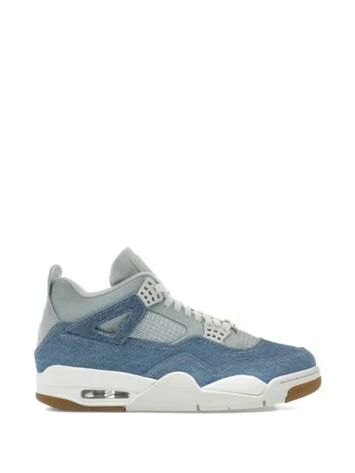Jordan Air  4 Denim-panel Sneakers In Multi