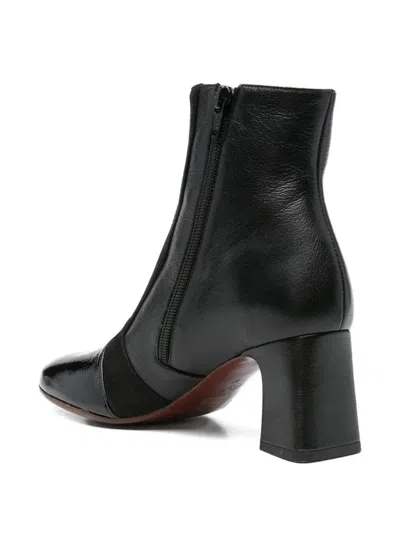 Chie Mihara 55mm Fitas Patent-leather Block-heel Boots In Multi