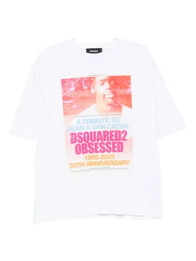Dsquared2 Dsquared White Cotton T-shirt In White