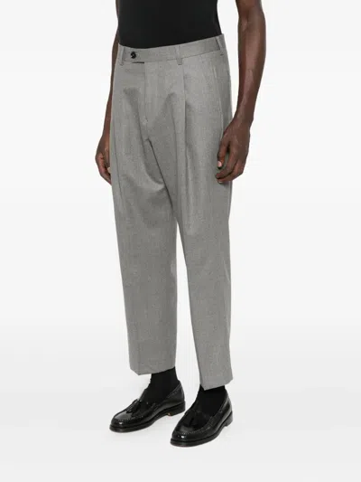 Be Able Pleated Side-pocket Trousers In Gray