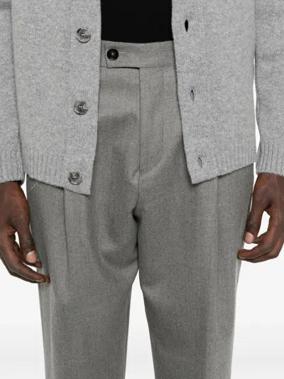Be Able Pleated Side-pocket Trousers In Gray