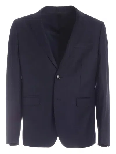 Brian Dales Wool Single-breasted Suit In Blue