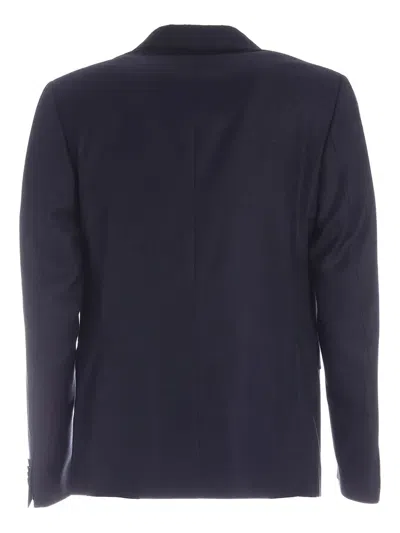 Brian Dales Wool Single-breasted Suit In Blue