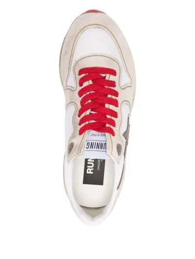 Golden Goose Star-detail Lace-up Sneakers In Neutral