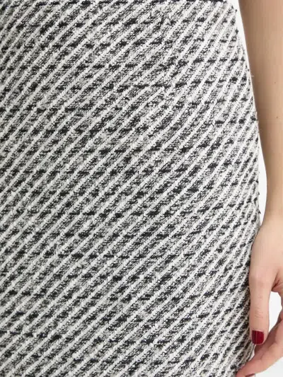 粗花呢A字迷你半身裙
