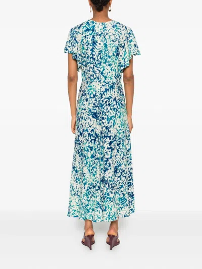 Ulla Johnson Ruffled Maxi Dress In Blue