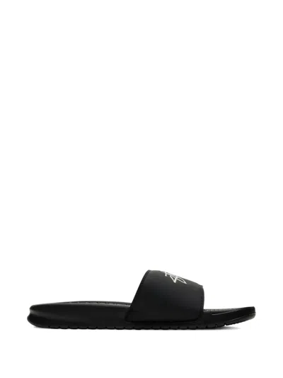 Nike Benassi Slides In Black