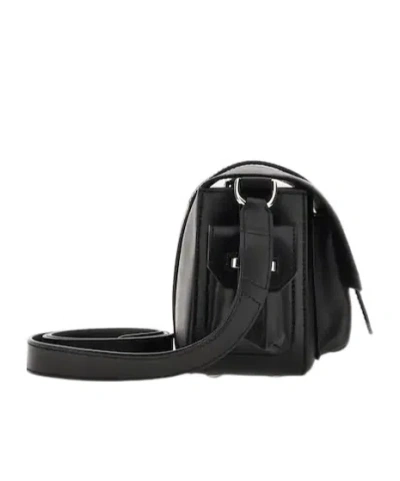 Hogan Rectangular Black Bag With Structured Silhouette In Black