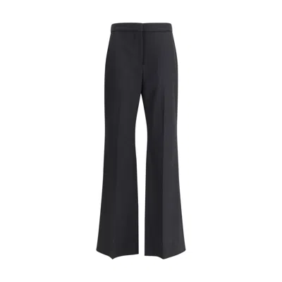 Givenchy Wool Grain De Poudre Bootcut Trousers