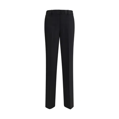 Lardini Straight Tailored Pants In Black