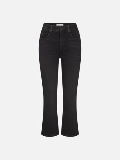 Frame The Reboot Crop Bootcut Jeans In Black