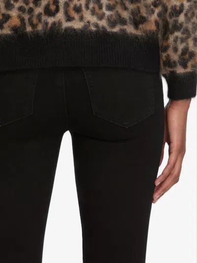 Frame Le High Waist Pixie Flare Jeans In Black