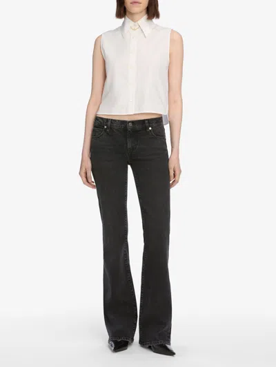 Frame Flared Jeans In Black