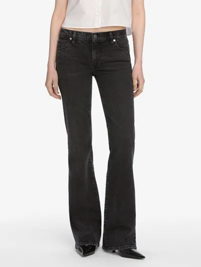 Frame Flared Jeans In Black